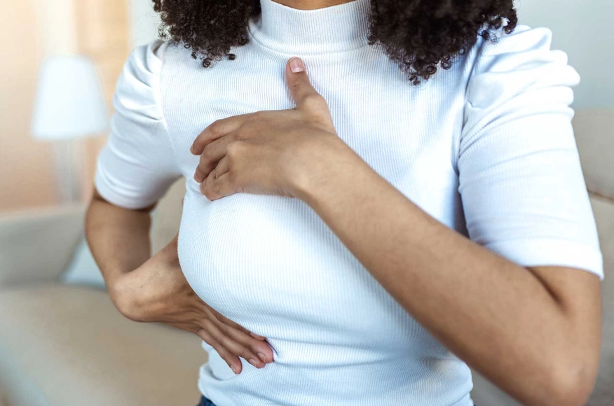 how to do a breast self-exam
