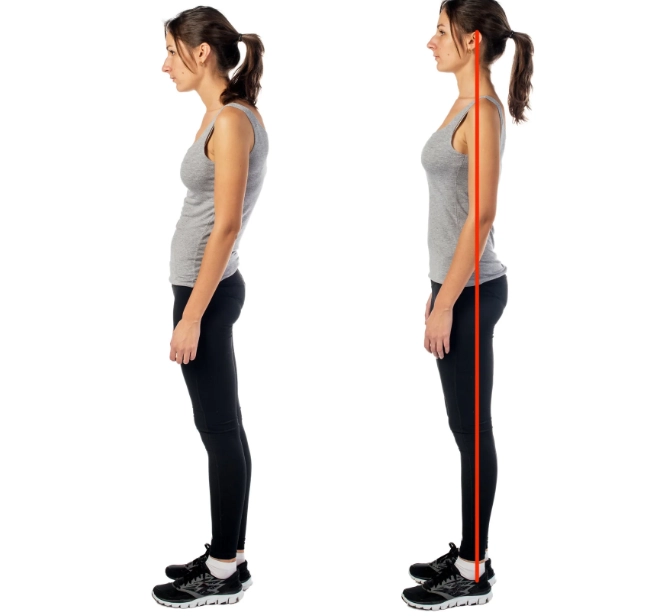 improve posture women improve posture women