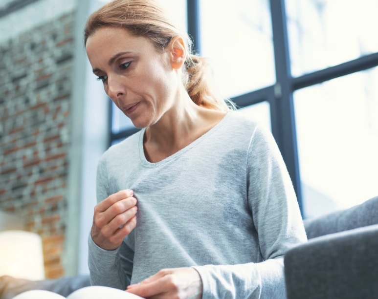 At what age does menopause start?