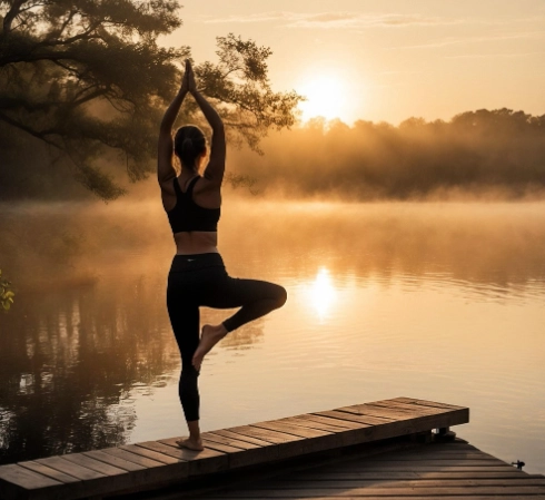 women yoga frequency