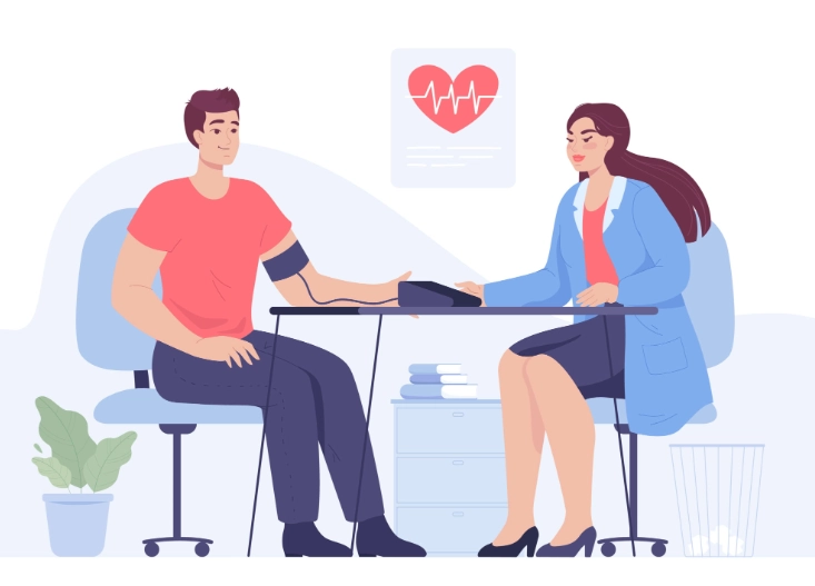 First aid for high blood pressure