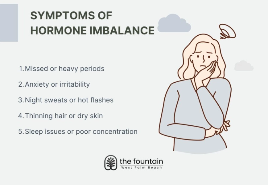 hormonal imbalance symptoms in females