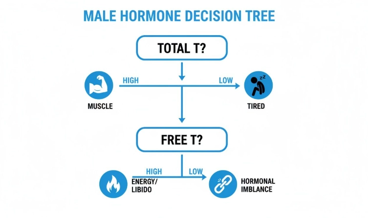 male hormone balance